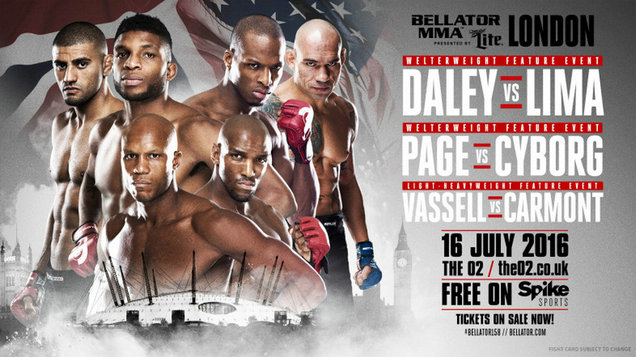 Bellator158:英国“毒液”vs巴西“生化人”