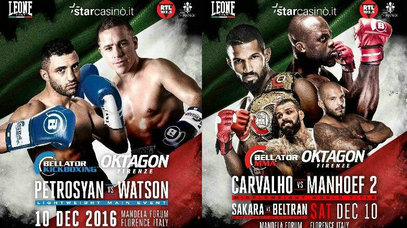 Bellator167：曼霍夫、乔治、西林参战