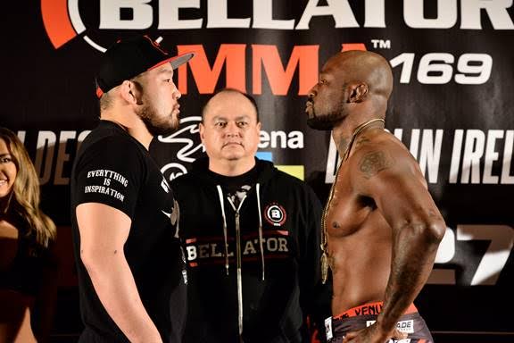 Bellator169赛前称重图集 明天上午乐视直播