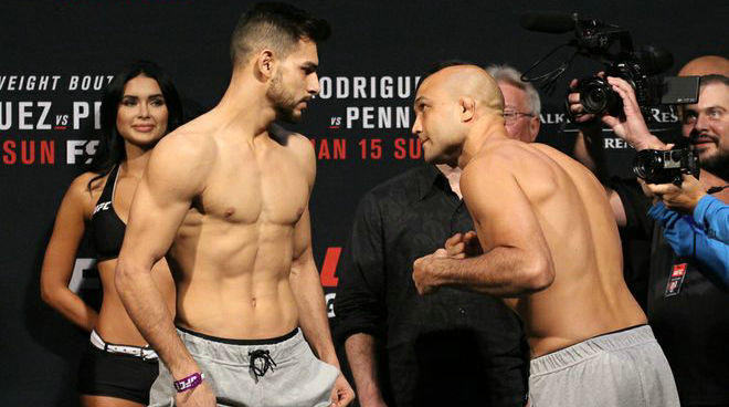 UFC格斗之夜103赛前称重图集 明天上午PPTV直播