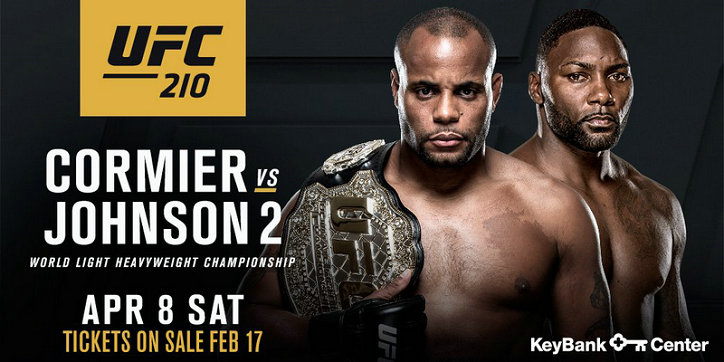 UFC 210:丹尼尔·科米尔vs安东尼·约翰逊
