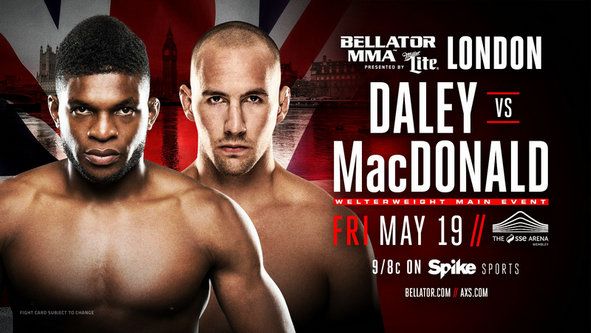 Bellator179：罗里·麦克唐纳德vs保罗·戴利