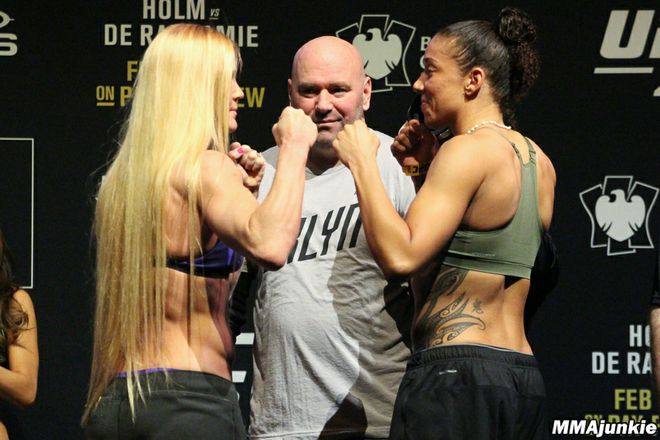UFC208赛前称重图集!明天上午11点直播