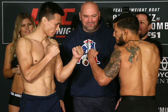 僵尸来啦!UFC格斗之夜104赛前称重图集(明天上午直播)
