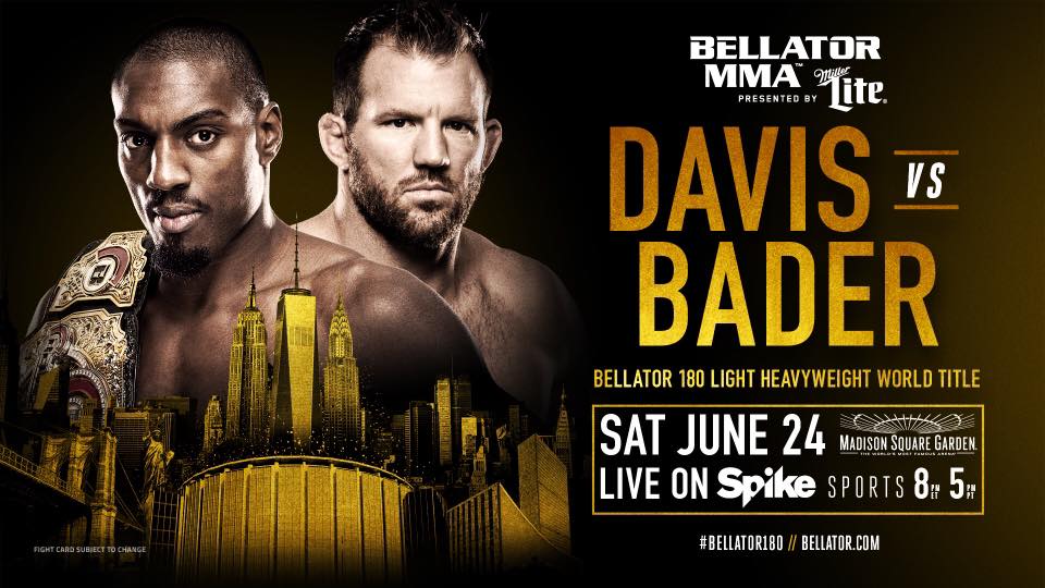 Bellator180:菲尔·戴维斯vs瑞安·巴德