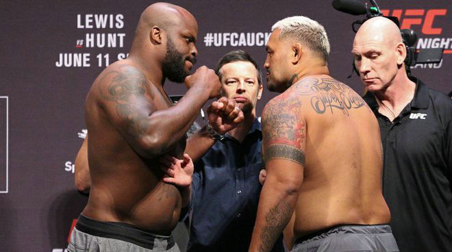 UFC格斗之夜110赛前称重,明日上午PPTV直播