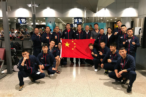 中国代表团出战赛法斗世锦赛 多位散打冠军携手冲冠