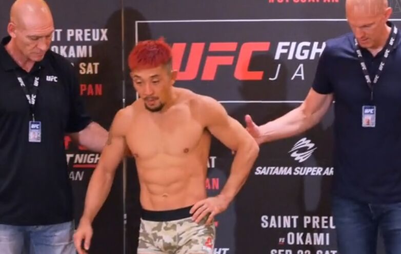 广田瑞人比赛取消 UFC格斗之夜117明天上午直播