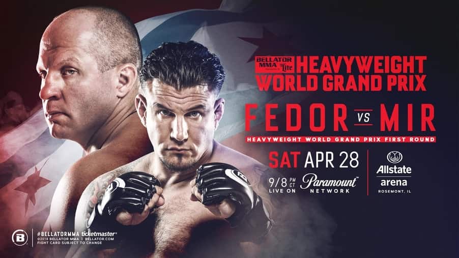 Bellator196重量级大奖赛4月菲多对阵米尔