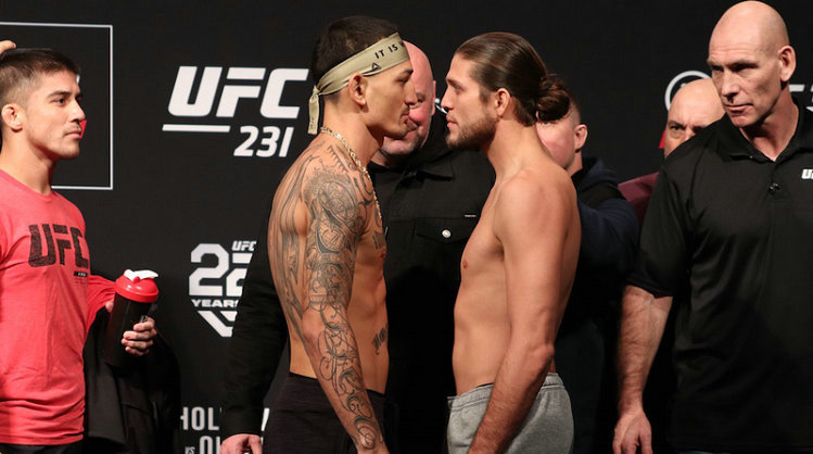 UFC 231赛前称重图集!两场金腰带争霸赛领衔!明天上午PPTV网络直播