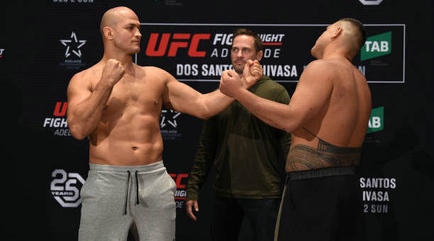 UFC格斗之夜142赛前称重图集!明天PPTV网络直播