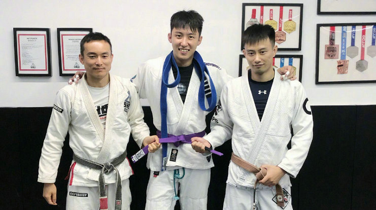 黄景瑜荣升巴西柔术紫带!实战能力不输给任何动作演员