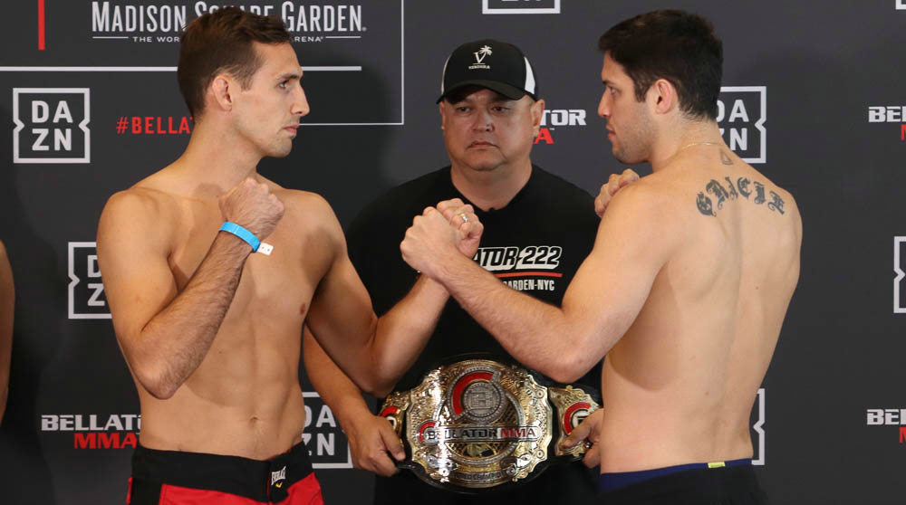Bellator 222赛前称重图集!明天上午爱奇艺免费直播