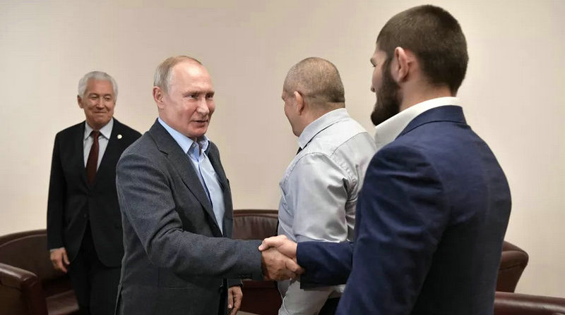 UFC轻量级冠军卡比布再次受到俄罗斯和达吉斯坦总统接见