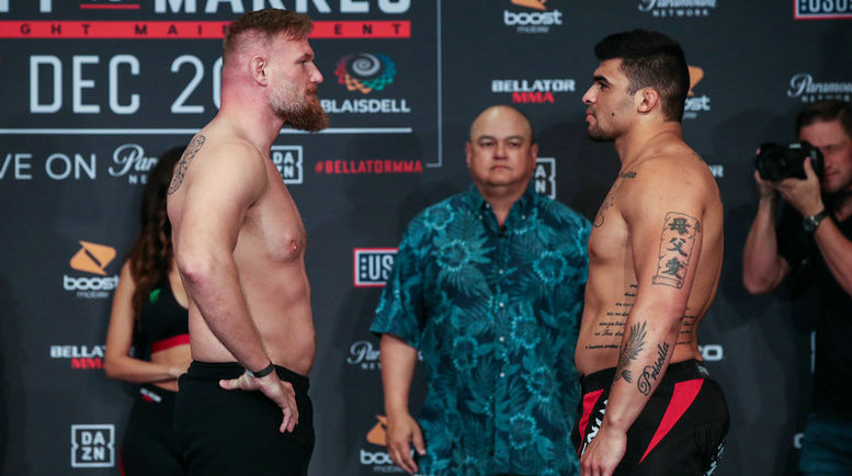 Bellator 235赛前称重图集!明天上午爱奇艺直播