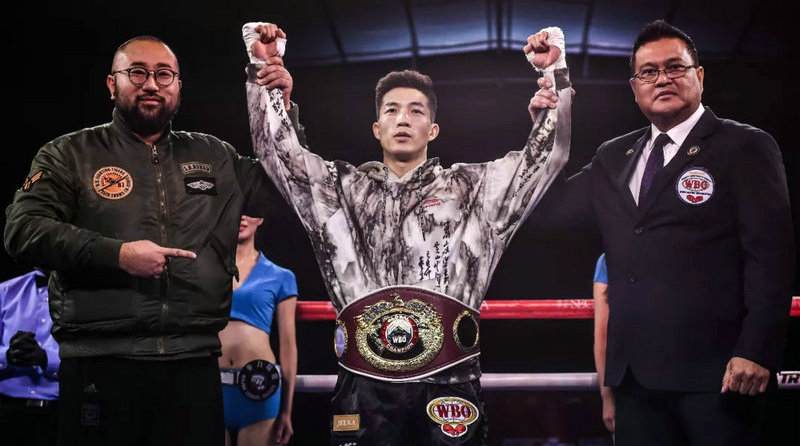 杨永强两回合KO获胜 下一战,世界金腰带!