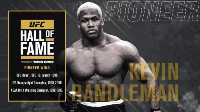 已故前UFC重量级冠军凯文·兰德尔曼进入UFC名人堂