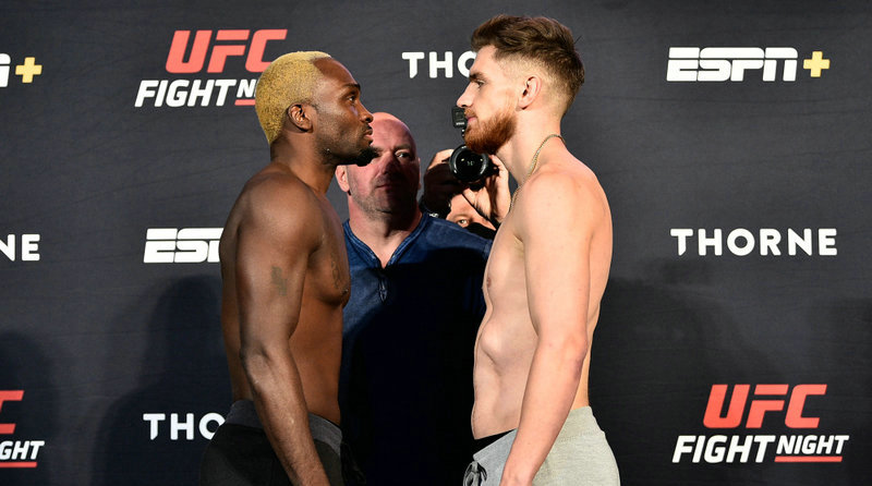 UFC格斗之夜173赛前称重图集!明天上午直播