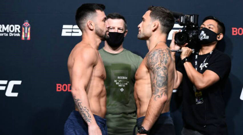 UFC on ESPN 15赛前称重图集!明天上午PP体育直播