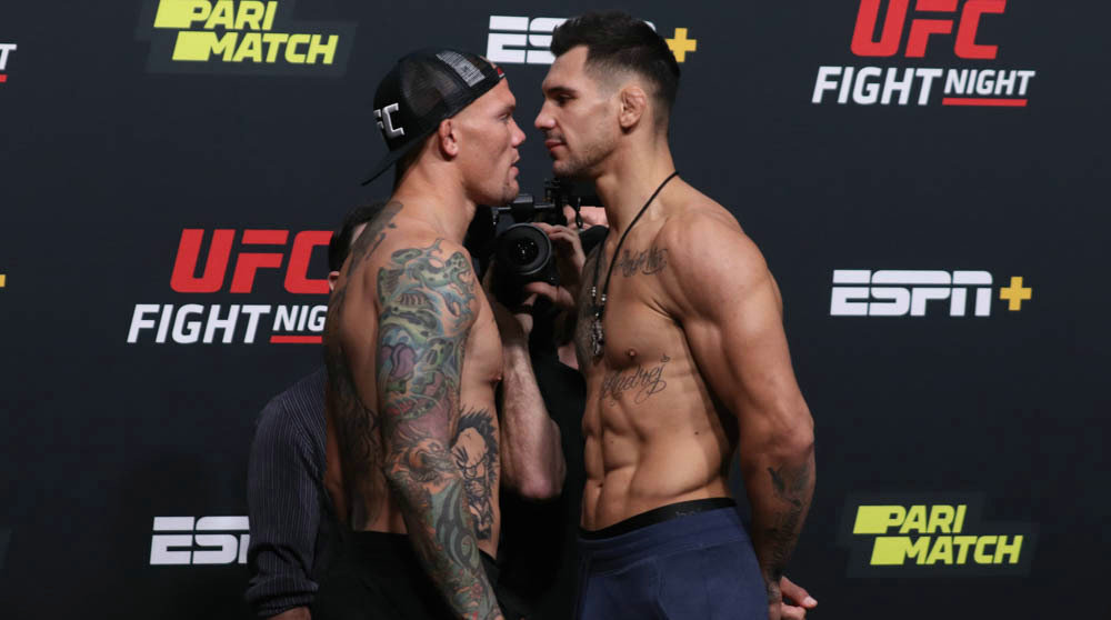 UFC格斗之夜175期赛前称重图集!明天上午直播
