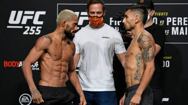 UFC 255赛前称重图集!明天上午直播