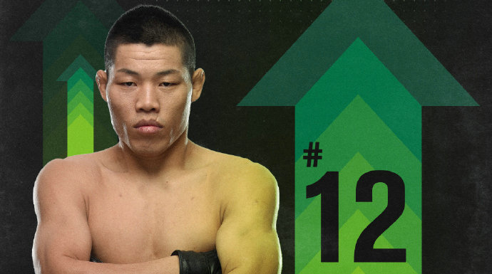 李景亮进入UFC官方排名第12位
