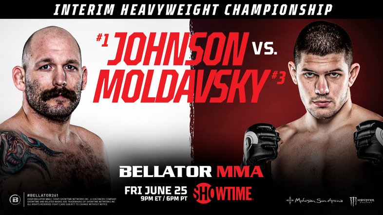 Bellator 261：约翰逊与莫达夫斯基争夺临时重量级冠军