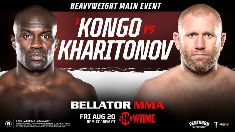 Bellator 265：奇克·孔戈vs“空降兵”谢尔盖·卡利托诺夫