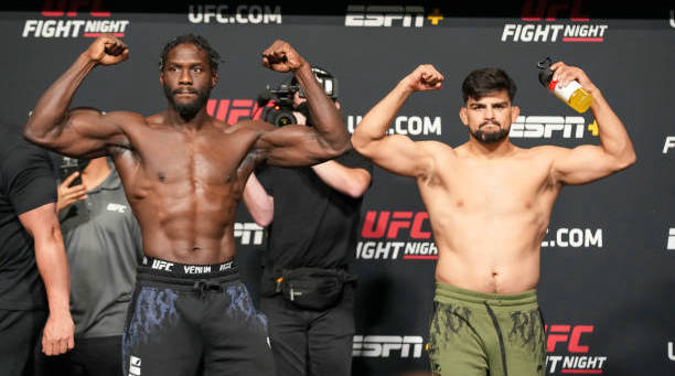 UFC on ESPN 29赛前称重图集!坎诺尼尔vs盖斯特鲁姆