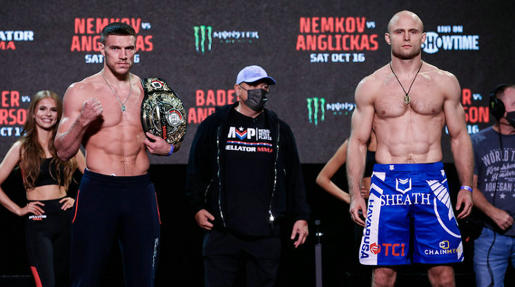 Bellator 268赛前称重图集!轻重量级四强战
