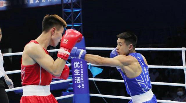 2021年全国男子拳击冠军赛暨中国职业拳王赛在白沙开打