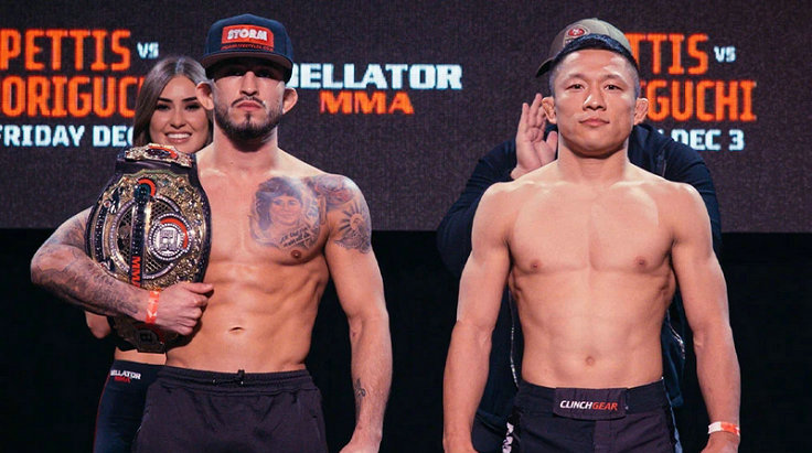 Bellator 272赛前称重图集!佩蒂斯vs堀口恭司!雏量级冠军战