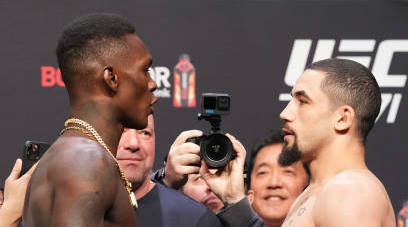 UFC 271赛前称重图集!阿迪萨亚二番战惠特克冠军卫冕战