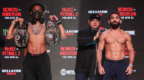 Bellator 277赛前称重图集!羽量级和轻重量级冠军争霸赛领衔