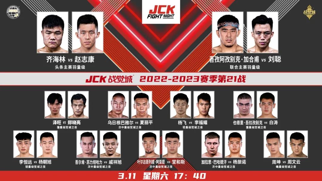 JCK战觉城2022-2023赛季第21期3月11日开打