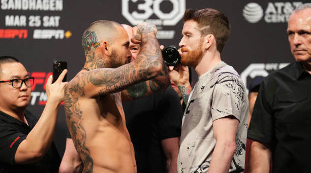 UFC on ESPN 43赛前称重图集!维拉VS桑德哈根