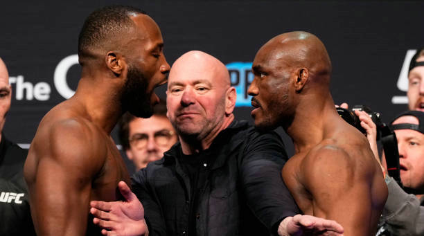 UFC 286赛前称重图集!爱德华兹VS乌斯曼冠军战领衔