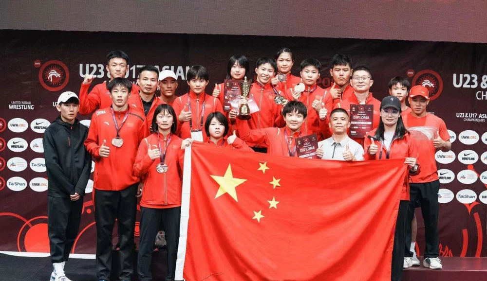 U17摔跤亚锦赛落幕 中国队收获两金一银六铜