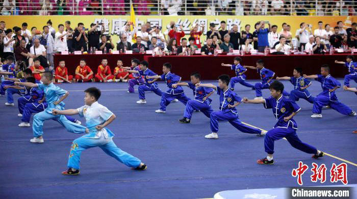 第五届传统武术精英大赛西安举行 选手们以武会友