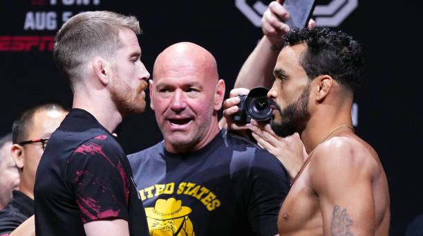 UFC格斗之夜:桑德哈根VS丰特!赛前称重图集