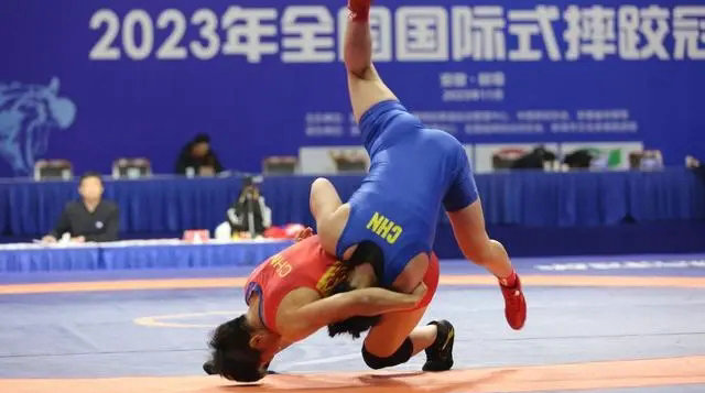 2023年全国国际式摔跤冠军赛安徽蚌埠落幕