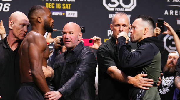 UFC 296赛前称重图集!次中量级和蝇量级冠军战领衔
