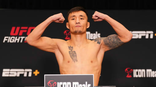 中国选手敖日其楞明日出战!UFC格斗之夜赛前称重图集