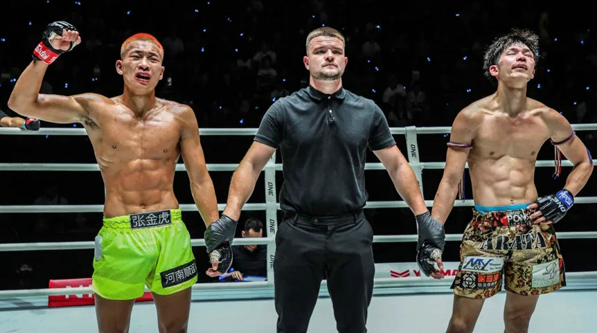 “ONE:周五格斗夜65”战报,张金虎战胜日本选手,赵苏亚上演精彩KO!