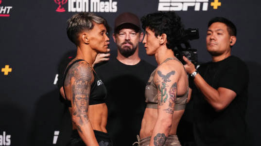 UFC格斗之夜：莱莫斯 VS 杨迪罗巴！赛前称重图集