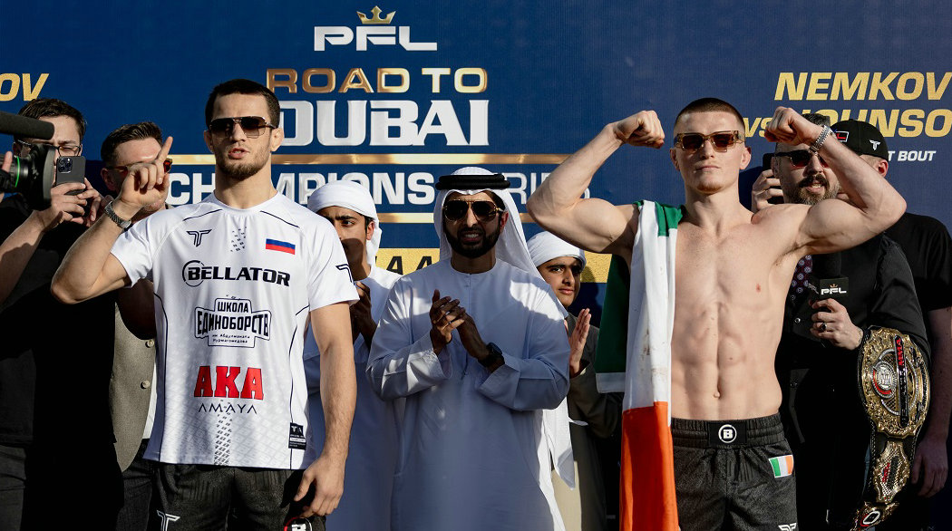 PFL迪拜站赛前称重!Bellator最后一场冠军争霸赛领衔