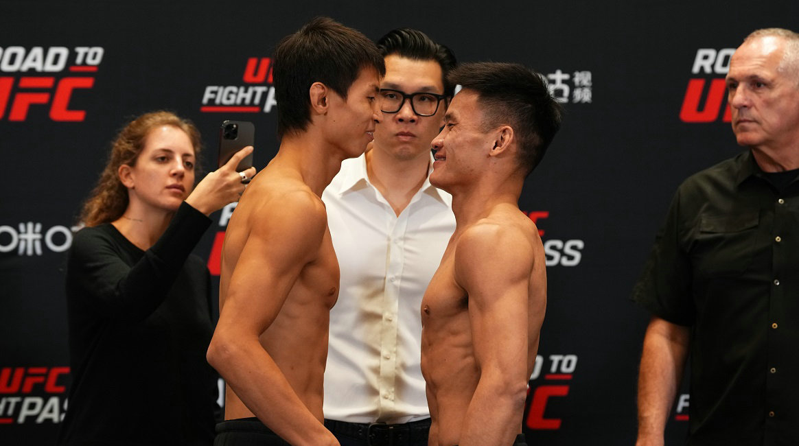 朱康杰、谢彬、任亚伟、张庆贺、苏朗让波明日出战！UFC精英之路赛前称重