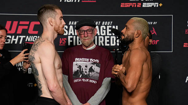 UFC格斗之夜：桑德哈根vs菲格雷多！赛前称重