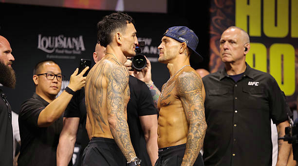 UFC 318赛前称重：普瓦里尔退役战对阵BMF冠军霍洛威
