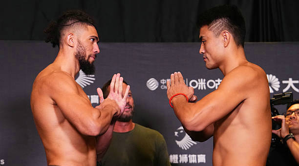 UFC上海站赛前称重：中国选手全部通过！奥尔特加一人超重